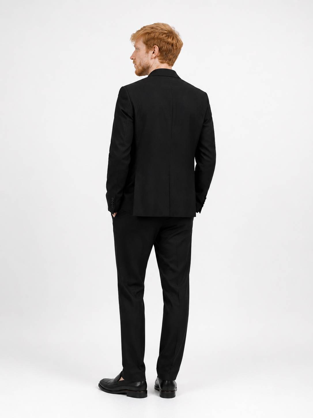 Kruvaze blazer ceket — arka görünüm | Dagdroøm