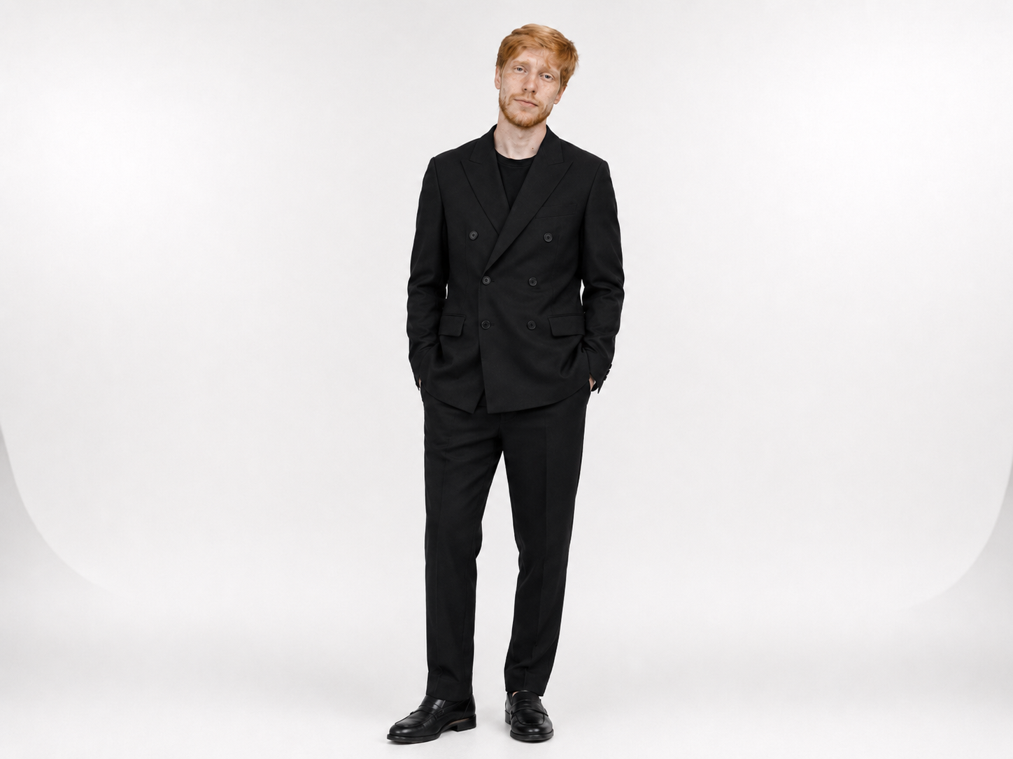 Kruvaze blazer ceket — ön görünüm | Dagdroøm